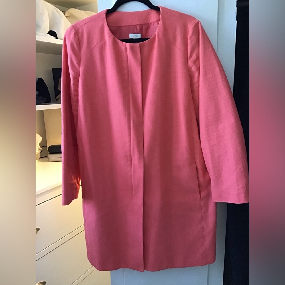 Beautiful j Crew Textured Long Jacket